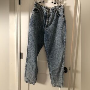 Late 80s early 90s acid wash LEE jeans size 18 Reg. Vintage